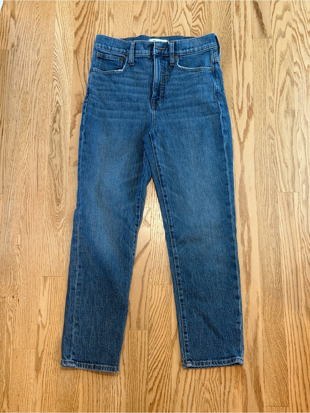 Madewell Classic Denim Straight leg Jeans - Picture 1 of 7